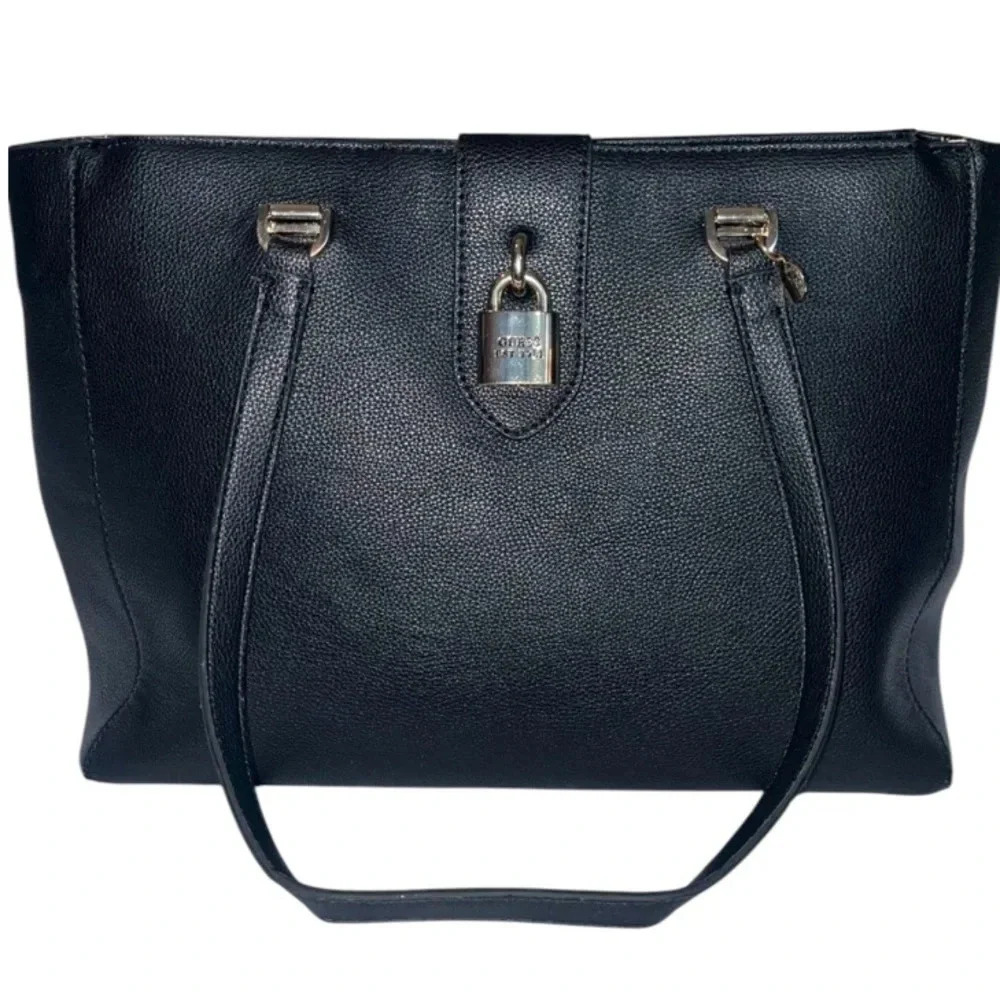 GUESS Black Pebbled Tote